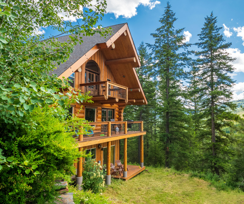 Home that needs fire protection and fire defense support